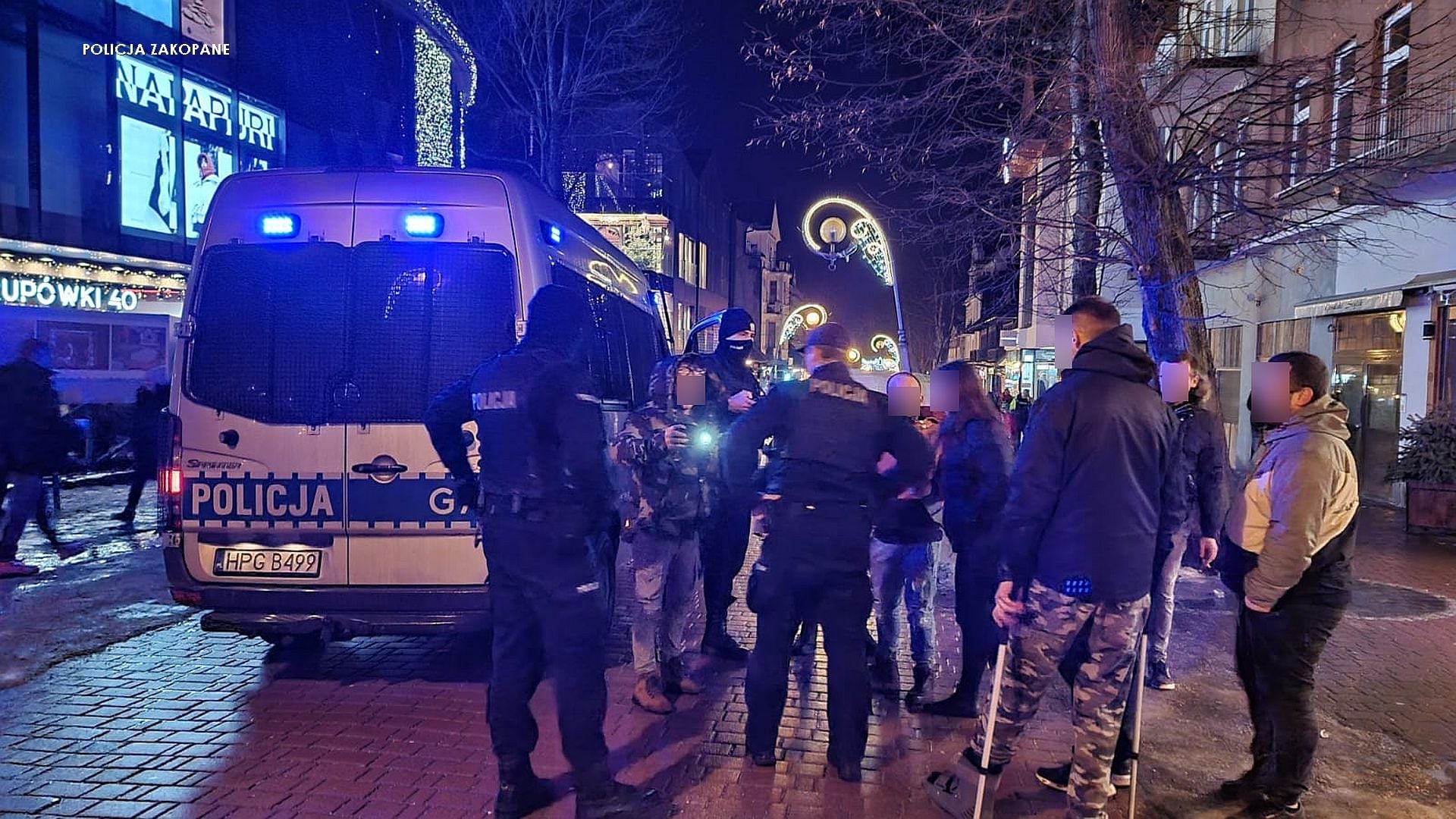 Noc Sylwestrowa w Zakopanem – pierwsze podsumowanie pracy policjantów