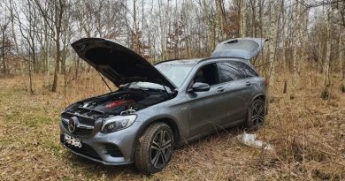 Mercedes AMG skradziony w Niemczech odzyskany