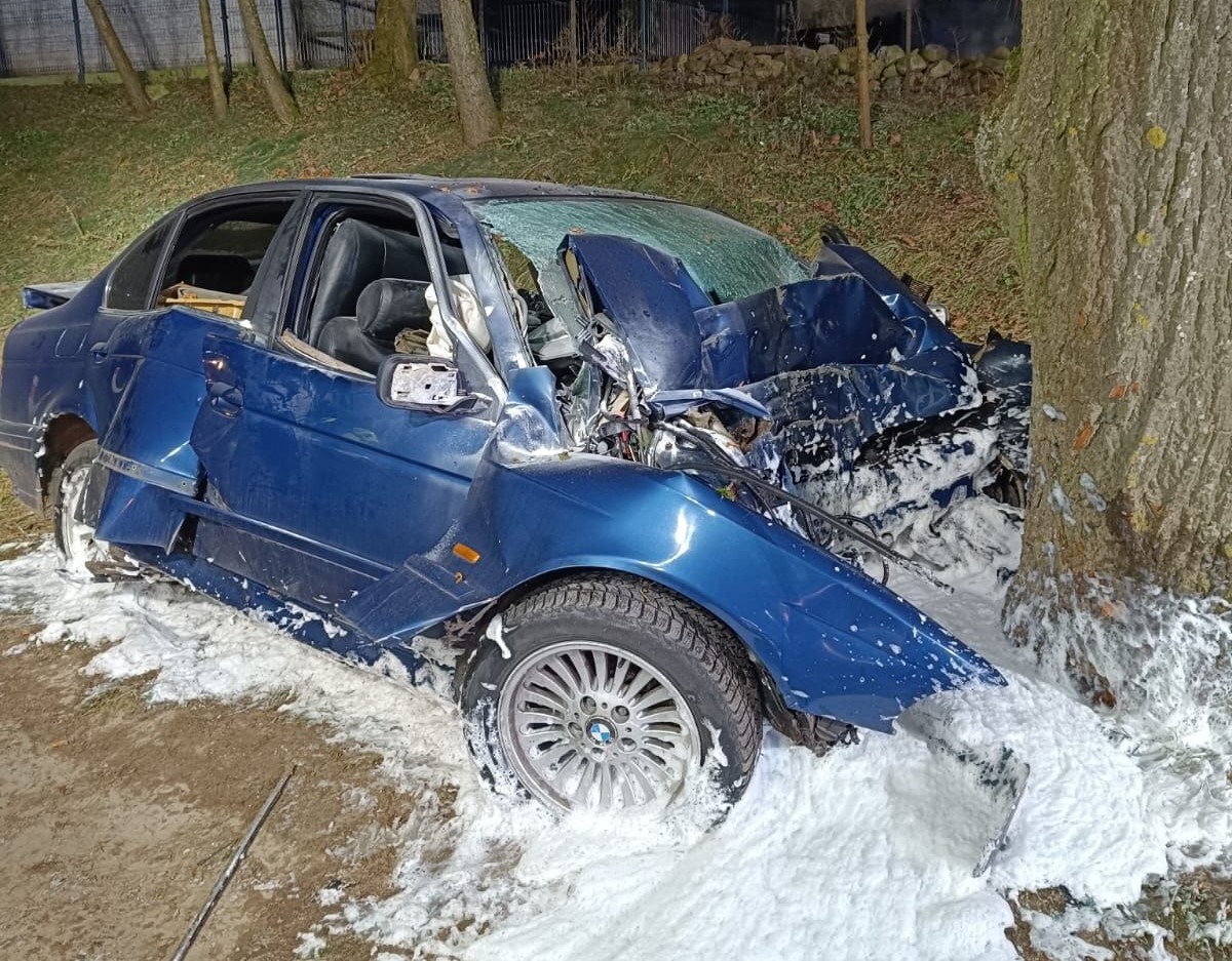 Śmiertelny wypadek drogowy na trasie Ryn – Sterławki Wielkie